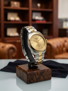Tissot PR 100 Automatic Men's Watch – Two-Tone Gold & Stainless Steel waterproof