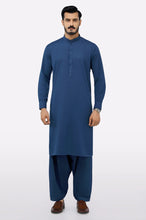 Blue Wash & Wear Shalwar Kameez